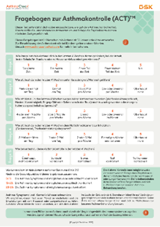 Icon Fragebogen Asthmakontrolle