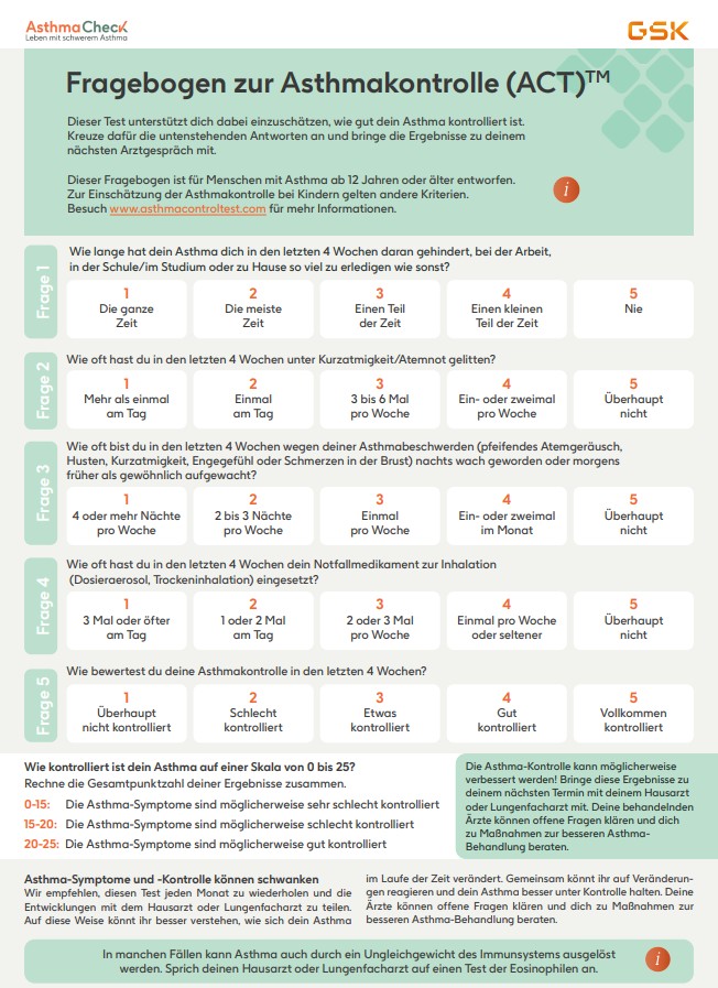 Asthma-Kontroll-Test